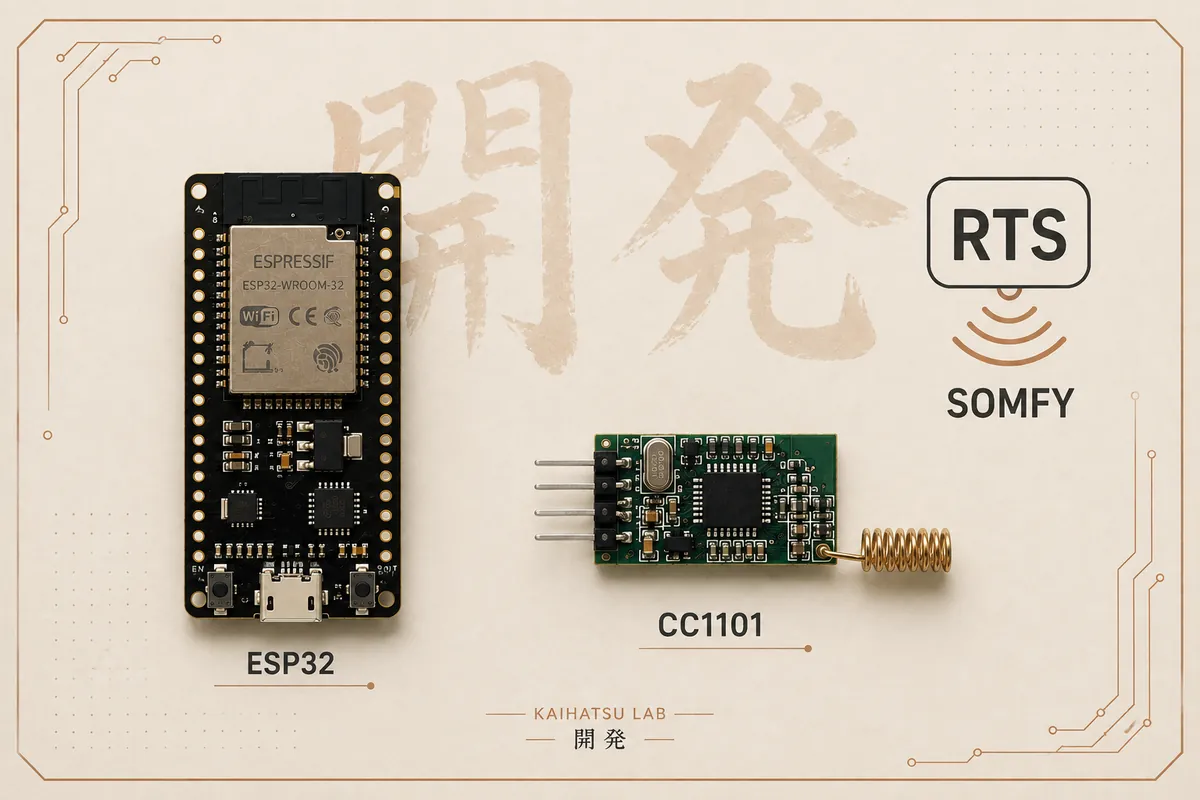 Somfy ESP32 RTS
