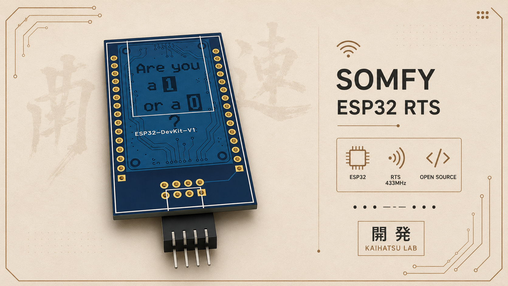 Somfy ESP32 RTS